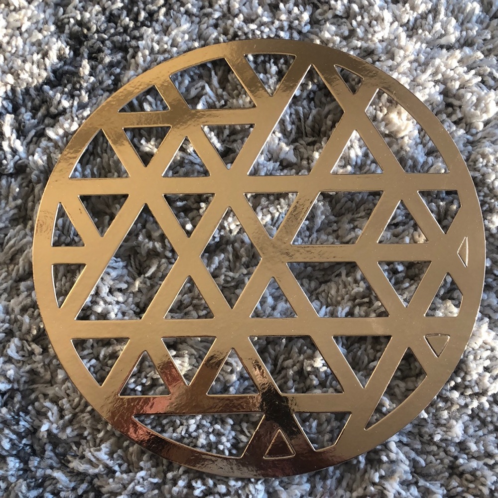 SOLD: Gold laser cut cardstock  chargers